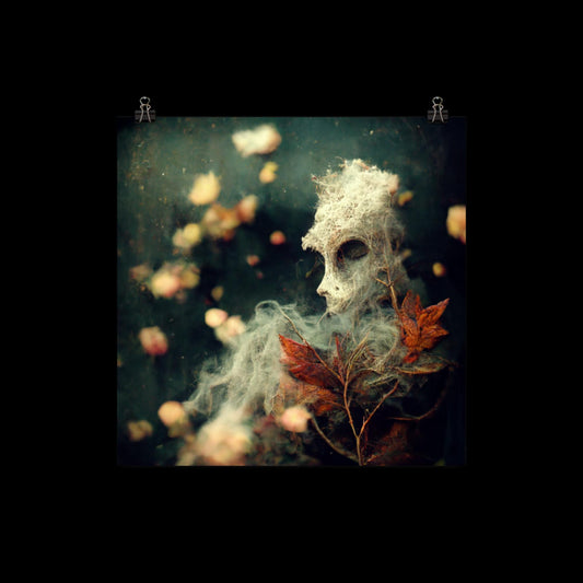 Autumn Smoke Ghost Poster Print