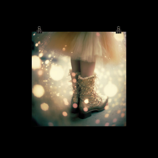 Ballerina Boots #1 Poster Print