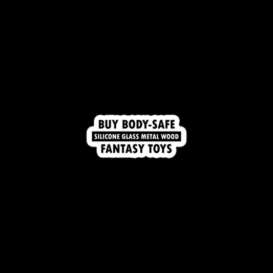 Buy Body-Safe Fantasy Toys Stickers (Black on White)