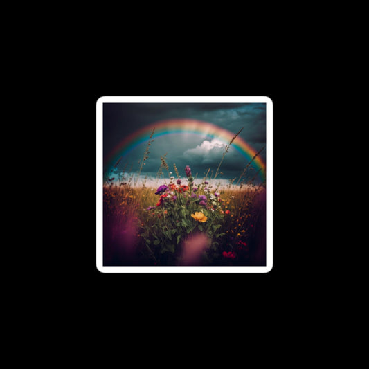 Rainbow Wildflowers #1 Stickers