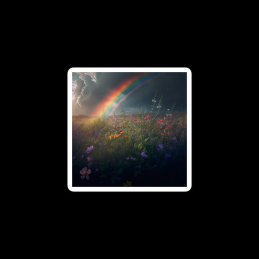 Rainbow Wildflowers #4 Stickers