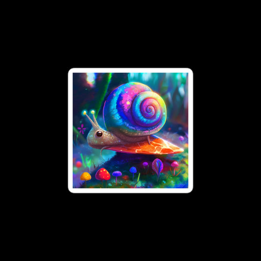 Rainbow Snail Stickers