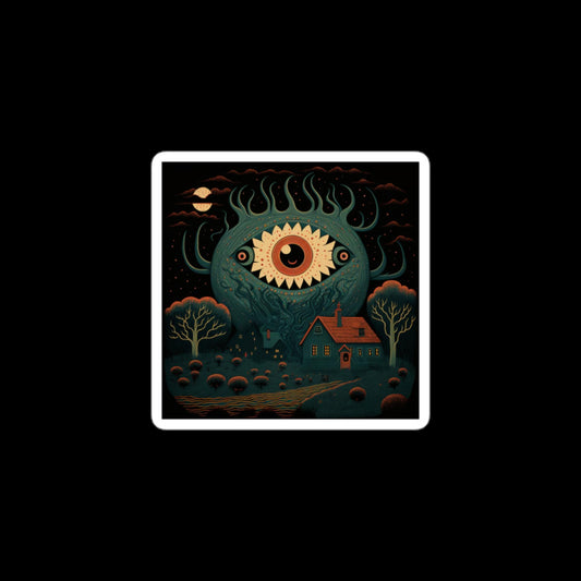Folk Art Cosmic Horror Eye Stickers