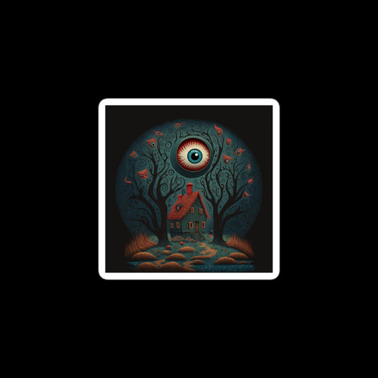 Folk Art Cosmic Horror Paranoia Stickers
