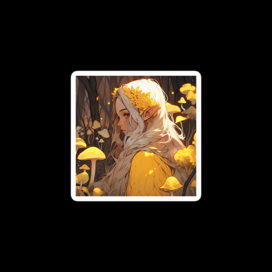 Yellow Woman of the Woods Stickers