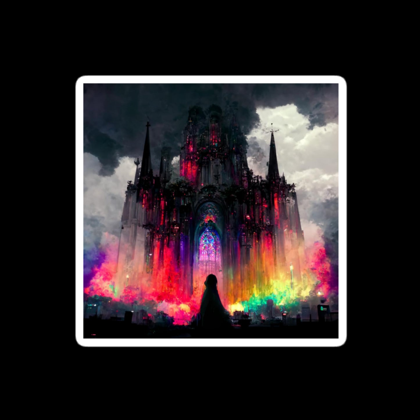 Evil Rainbow Cathedral #1 Stickers