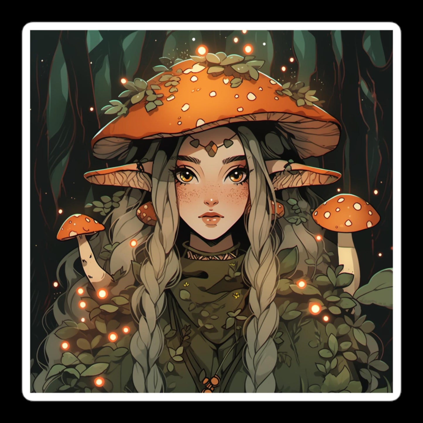 Mushroom Elf Stickers