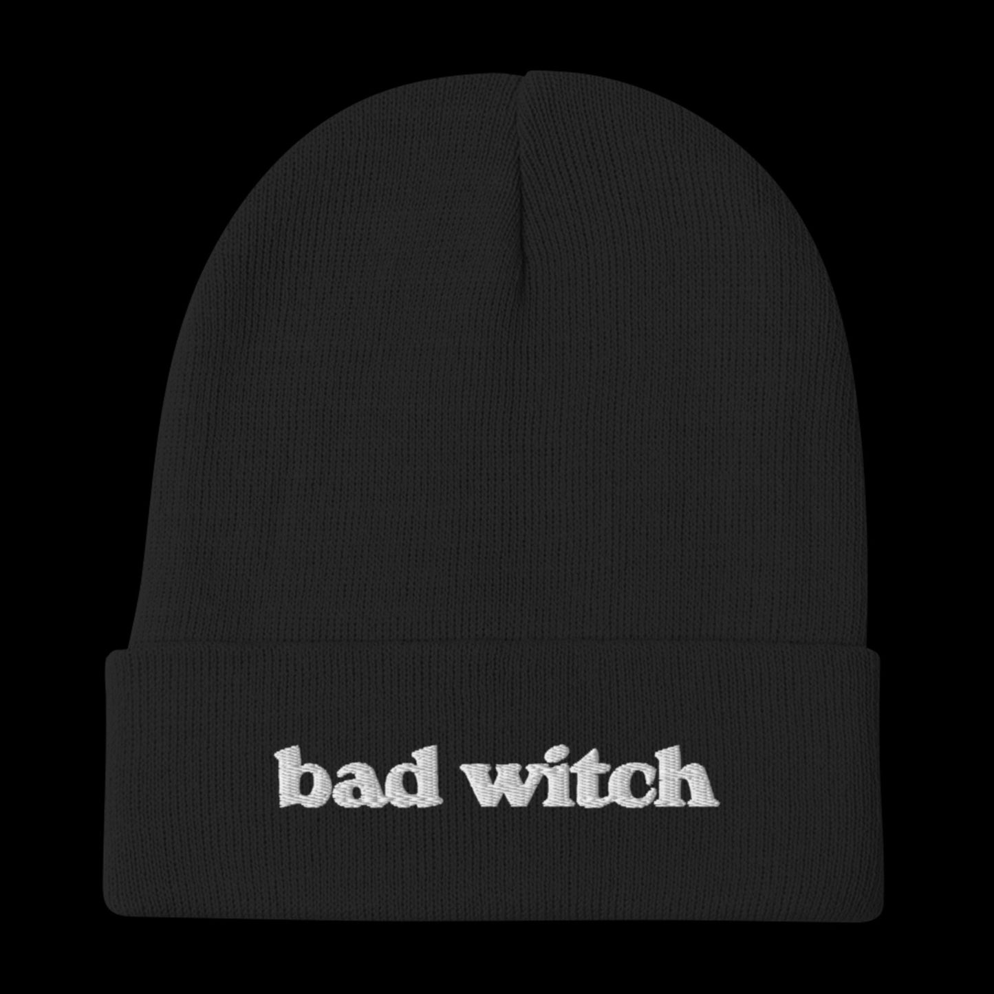 Bad Witch Embroidered Beanie