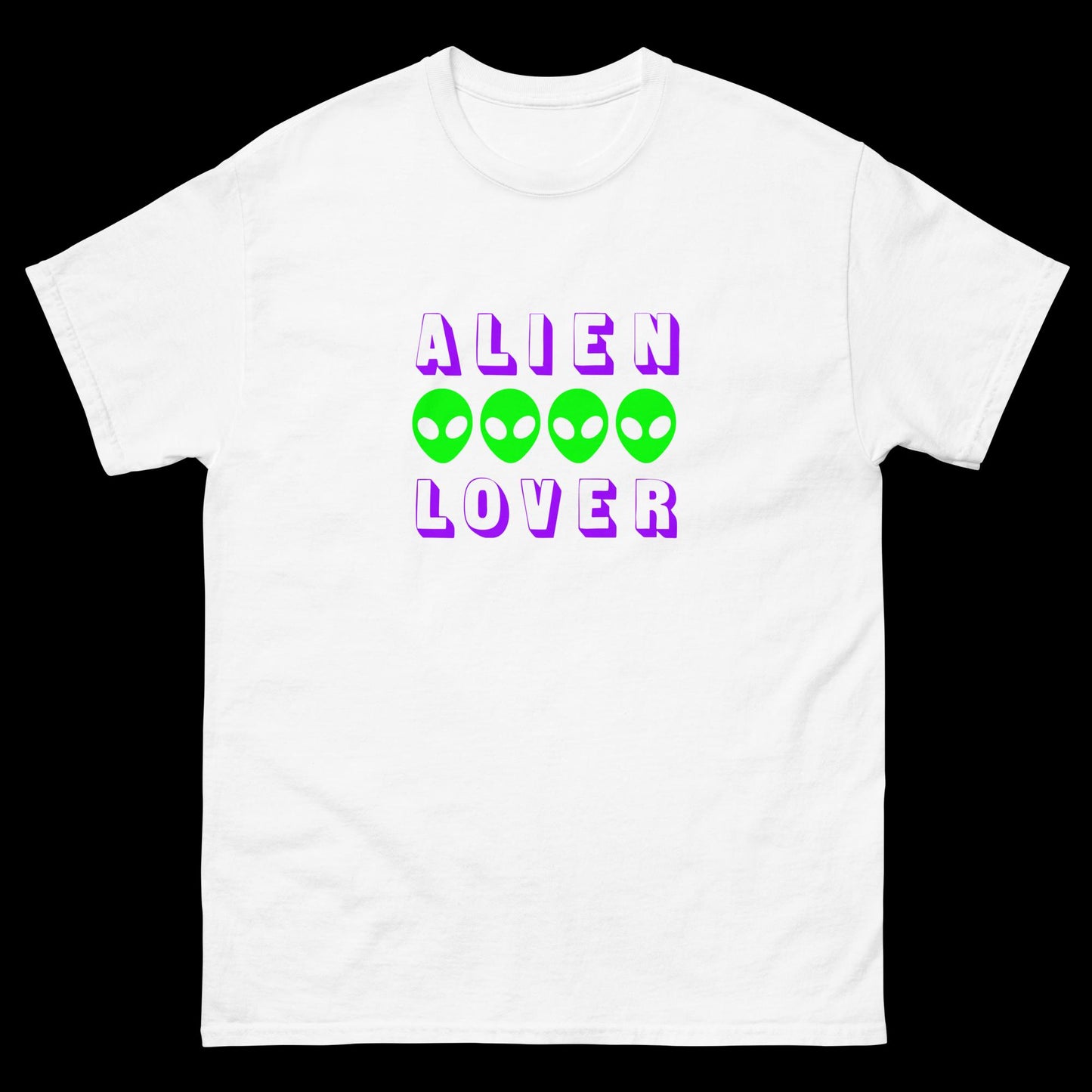 Alien Lover - Purple - Classic T-Shirt