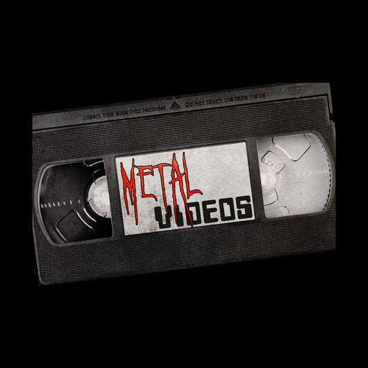 Metal Videos Videocassette Tape Standard Postcard
