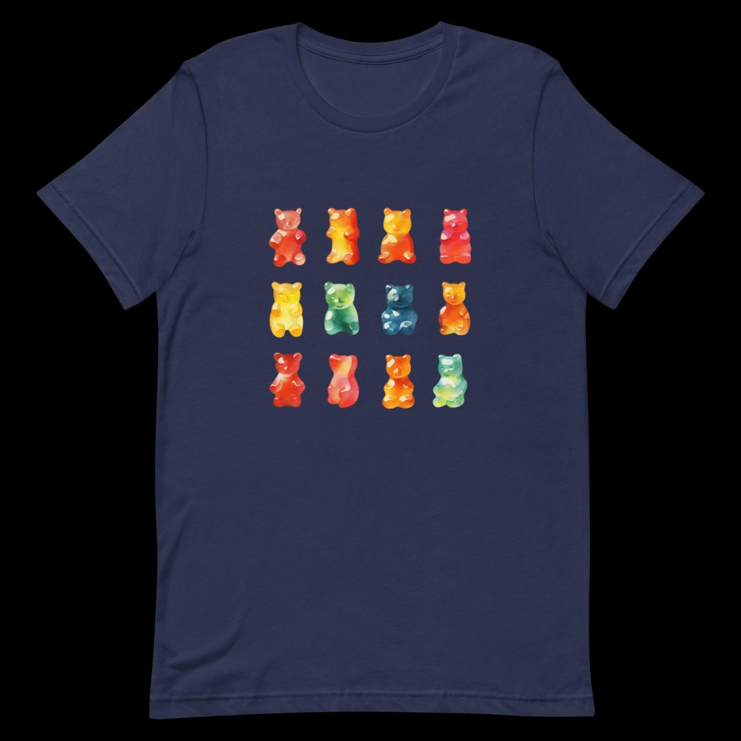Watercolor Gummy Bears Unisex T-Shirt