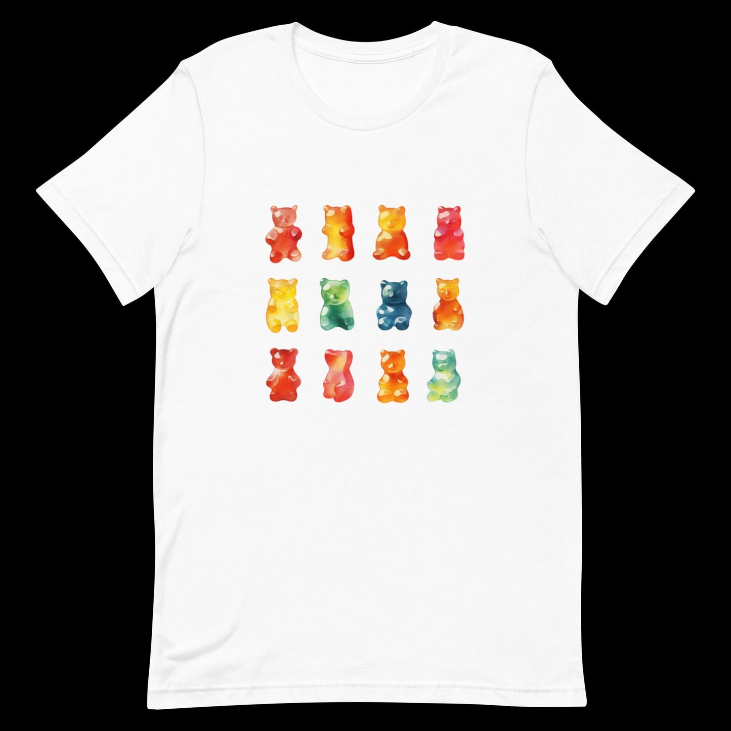 Watercolor Gummy Bears Unisex T-Shirt