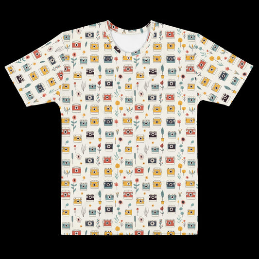 Camera Whimsy All-Over Print T-Shirt