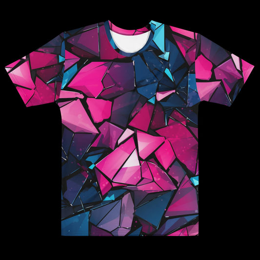 Blue Raspberry Cracks All-Over Print T-Shirt