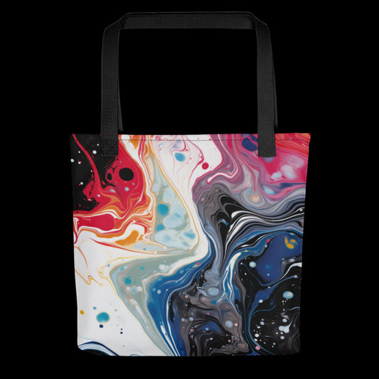 Red White And Goop Tote Bag