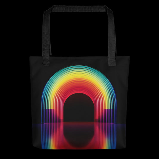 Rainbow Luck Light Tote Bag