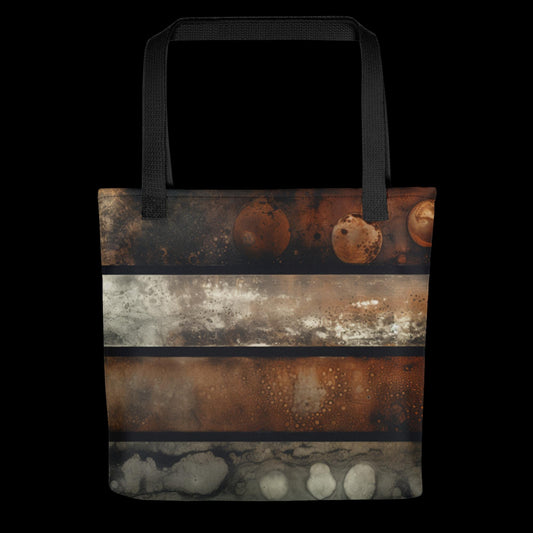 Abstract Brown Planetary Dust Tote Bag