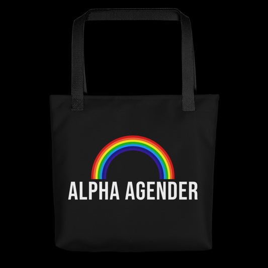 Alpha Agender Tote Bag