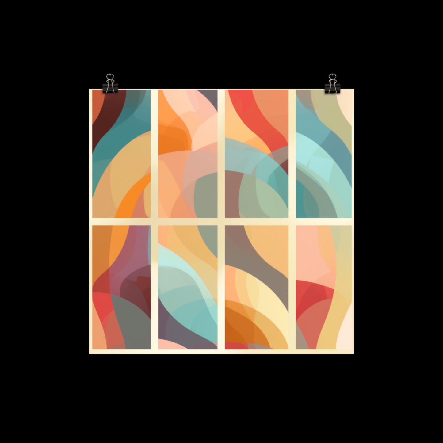 Spring 1982 Abstract Poster Print