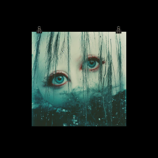 The Surreal Eyes of Winter Poster Print