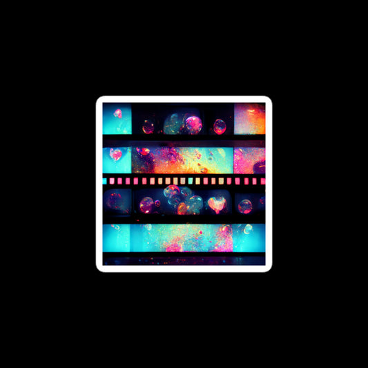 Neon Filmstrip #1 Stickers