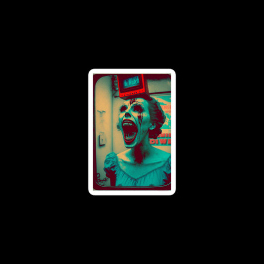 Anaglyph Horror #2 Stickers