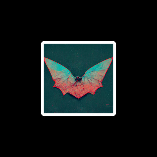 Anaglyph Batwings Stickers