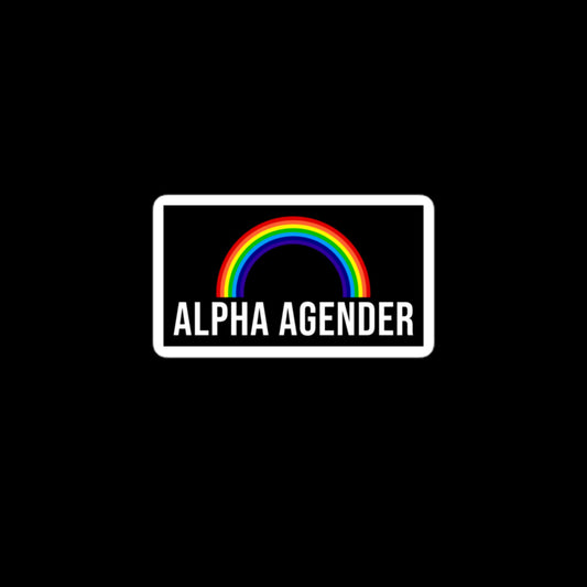 Alpha Agender Stickers