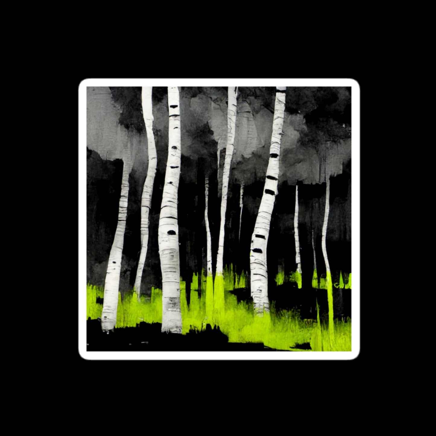 Toxic Birch Forest Stickers