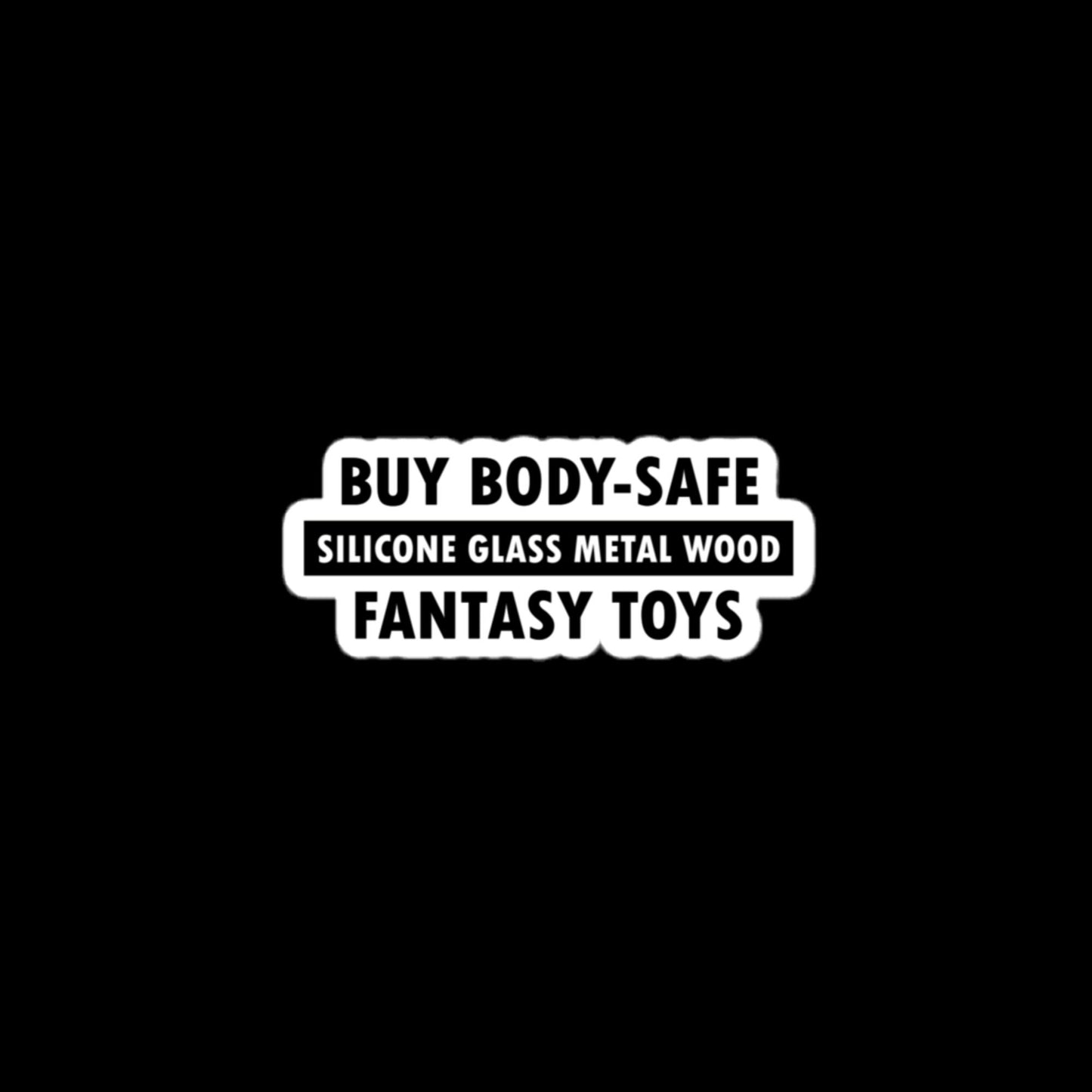 Buy Body-Safe Fantasy Toys Stickers (Black on White)