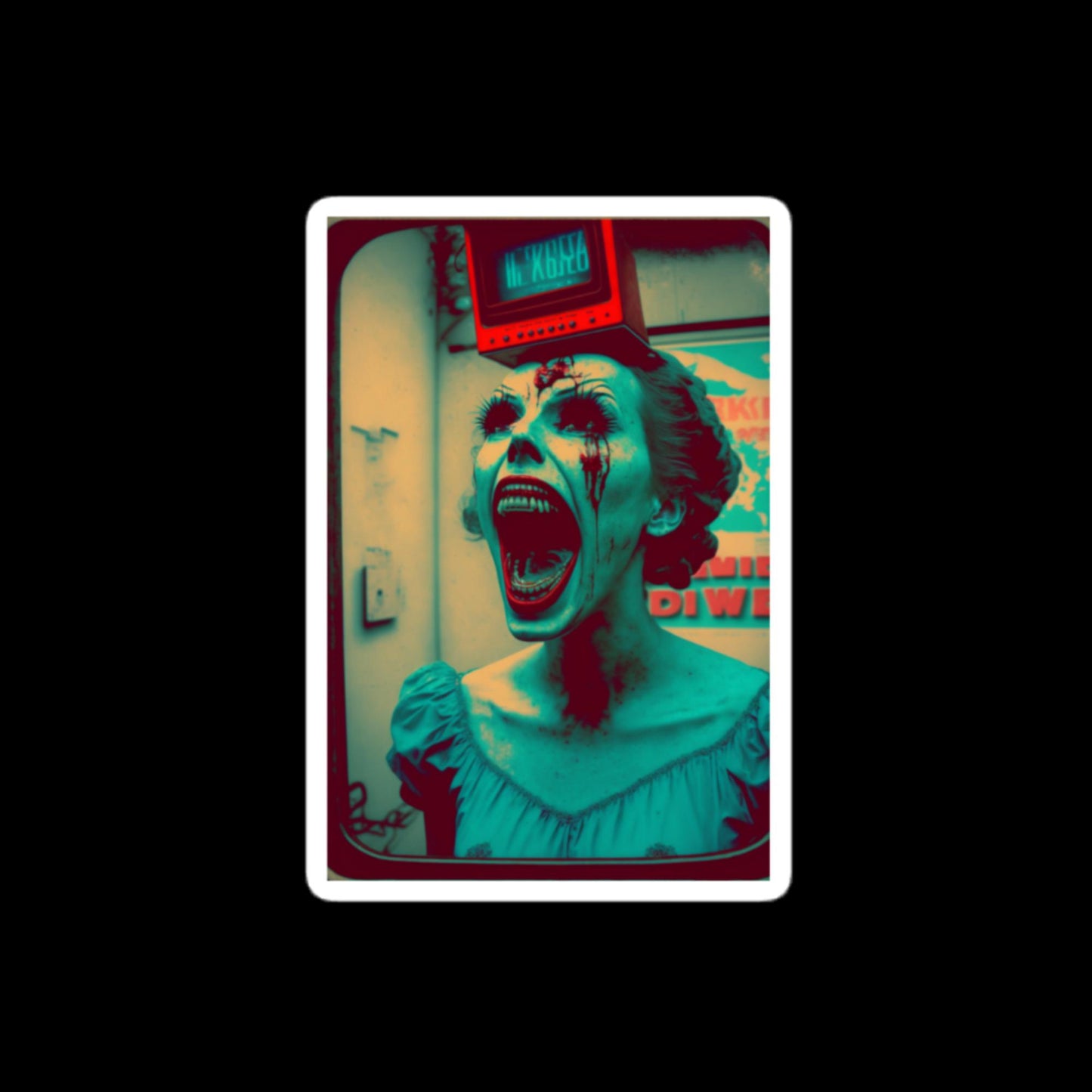 Anaglyph Horror #2 Stickers