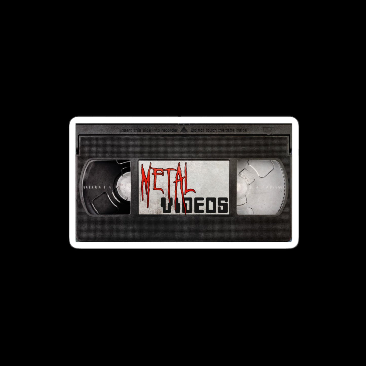 Metal Videos Videocassette Tape Stickers