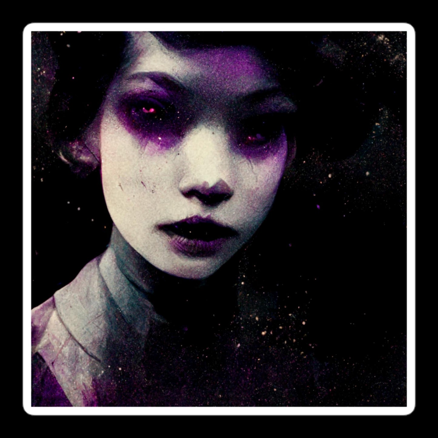 Purple Cosmic Horror #1 Stickers