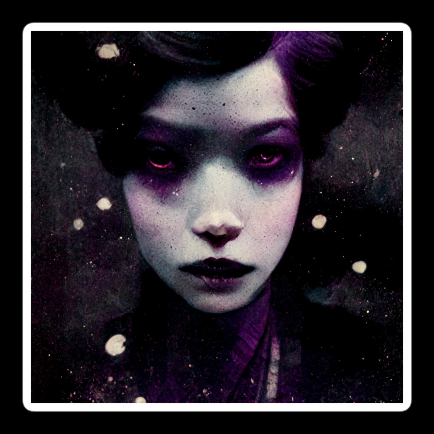 Purple Cosmic Horror #2 Stickers