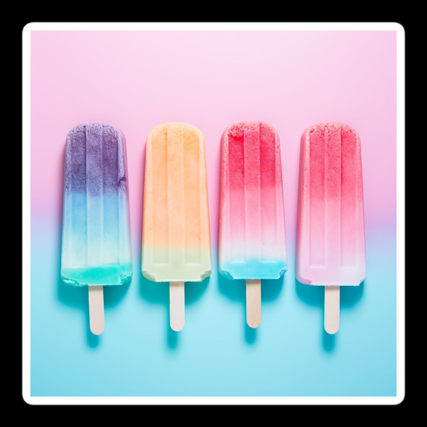 Summer Popsicles Stickers