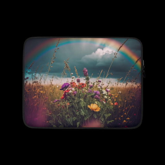 Rainbow Wildflowers #1 Laptop Sleeve