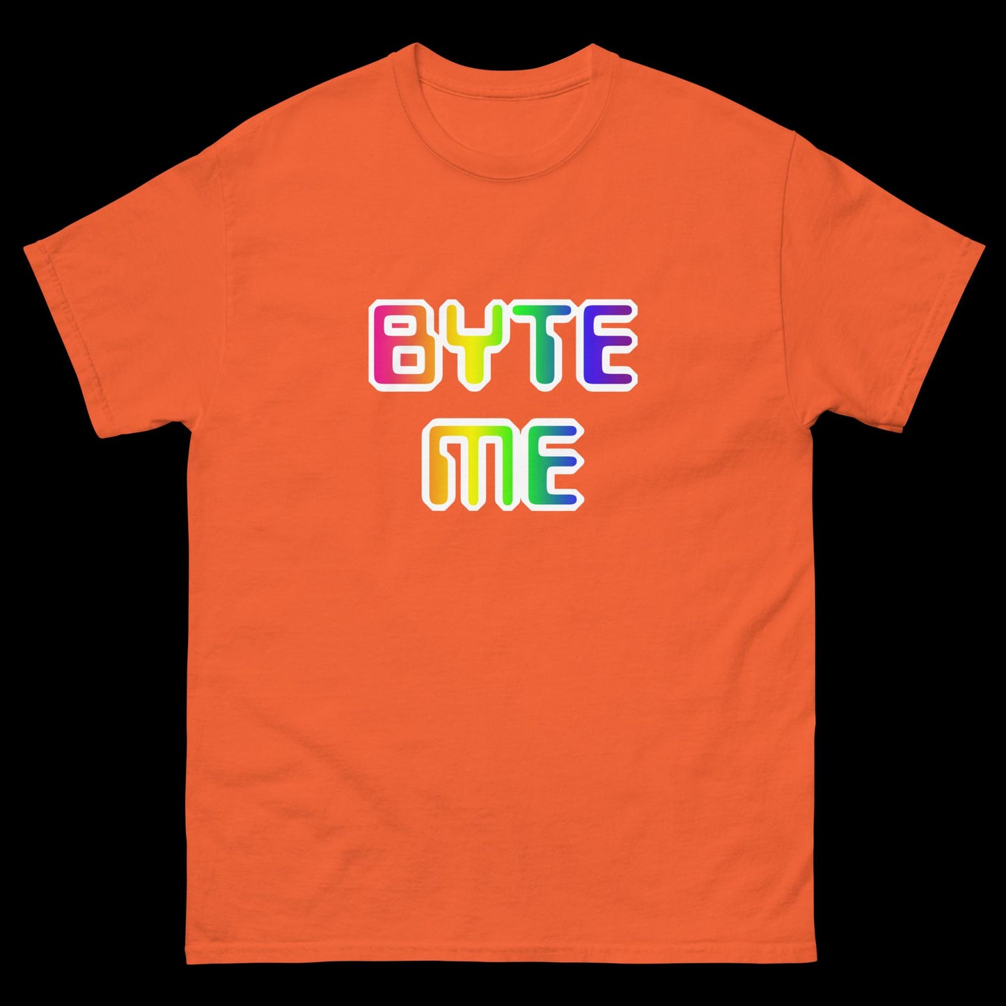 Byte Me Rainbow - Classic T-Shirt