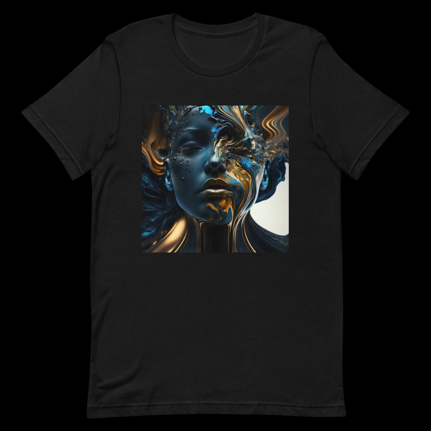 Pour Painted People: Blue & Gold #1 Unisex T-Shirt