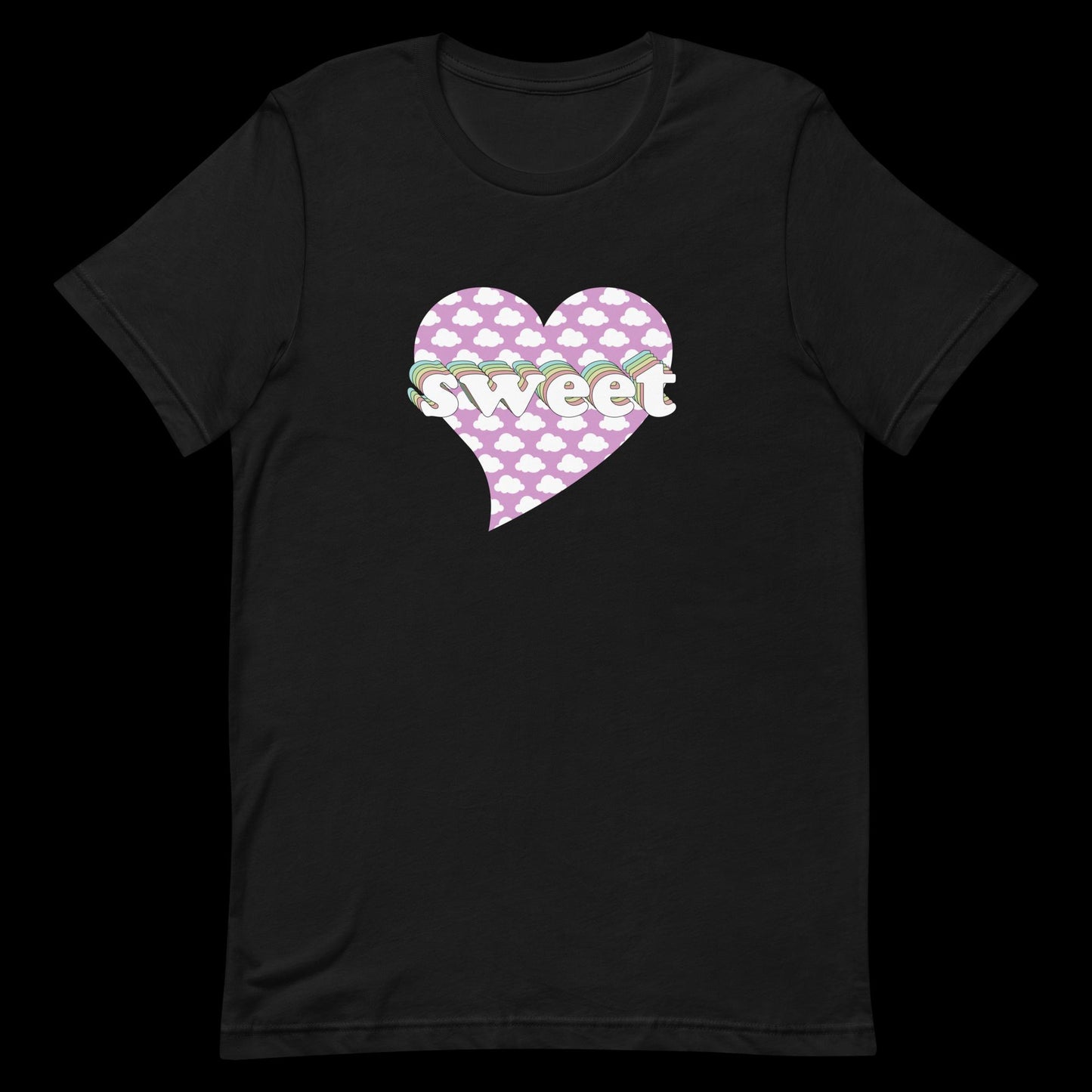 Sweet Heart with Clouds - Unisex T-Shirt