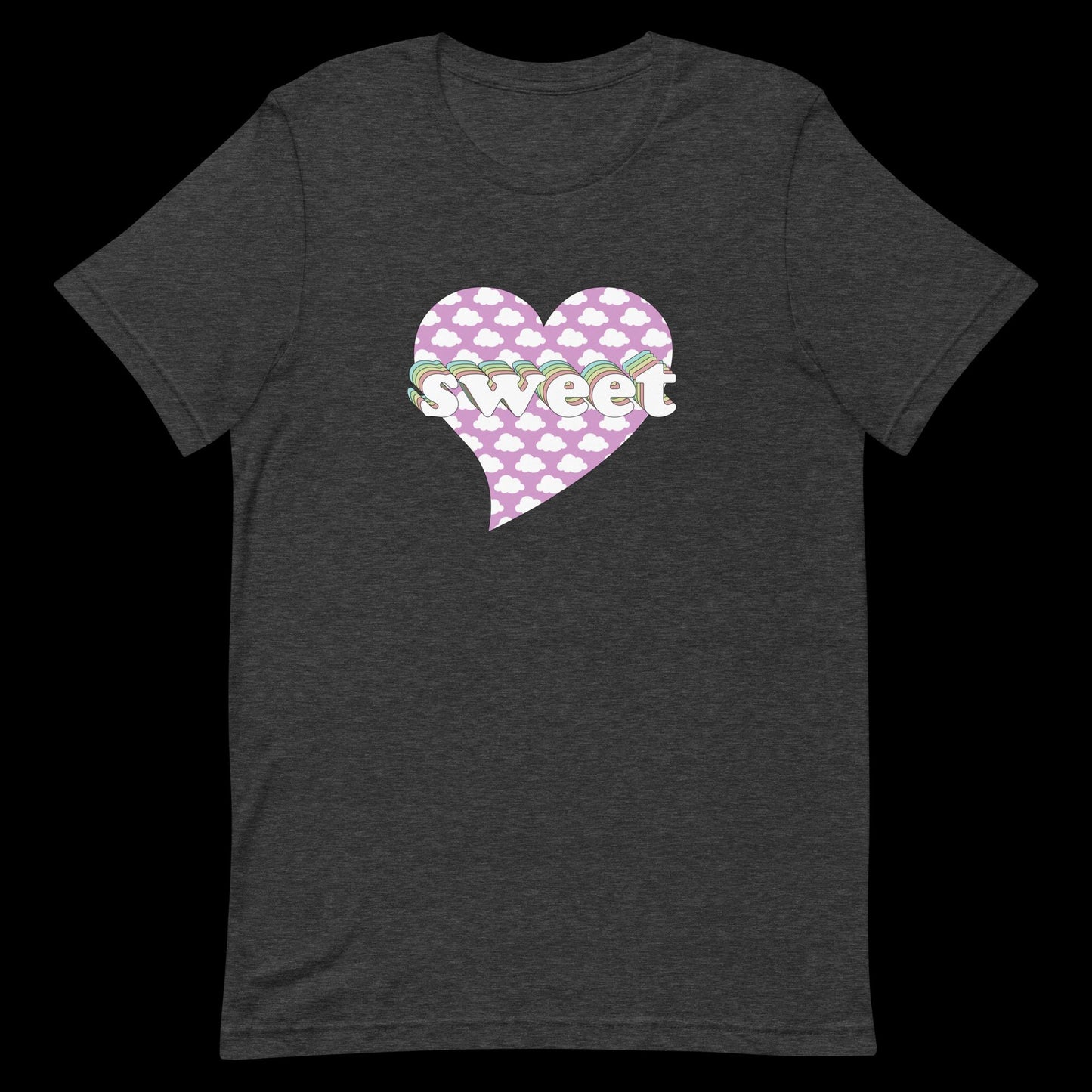 Sweet Heart with Clouds - Unisex T-Shirt