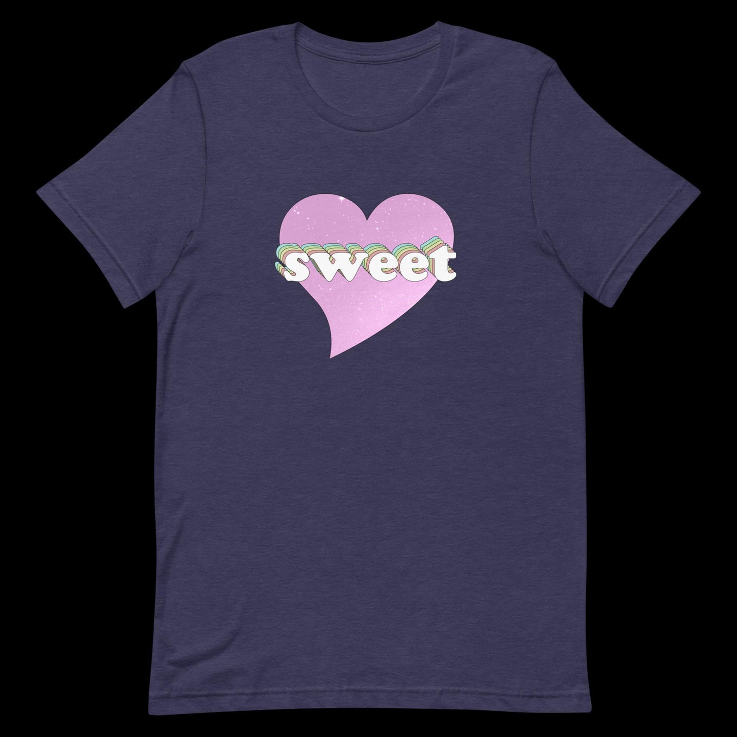Sweet Heart In Pink Fade - Unisex T-Shirt