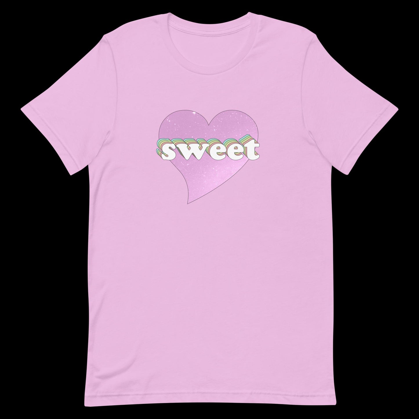 Sweet Heart In Pink Fade - Unisex T-Shirt