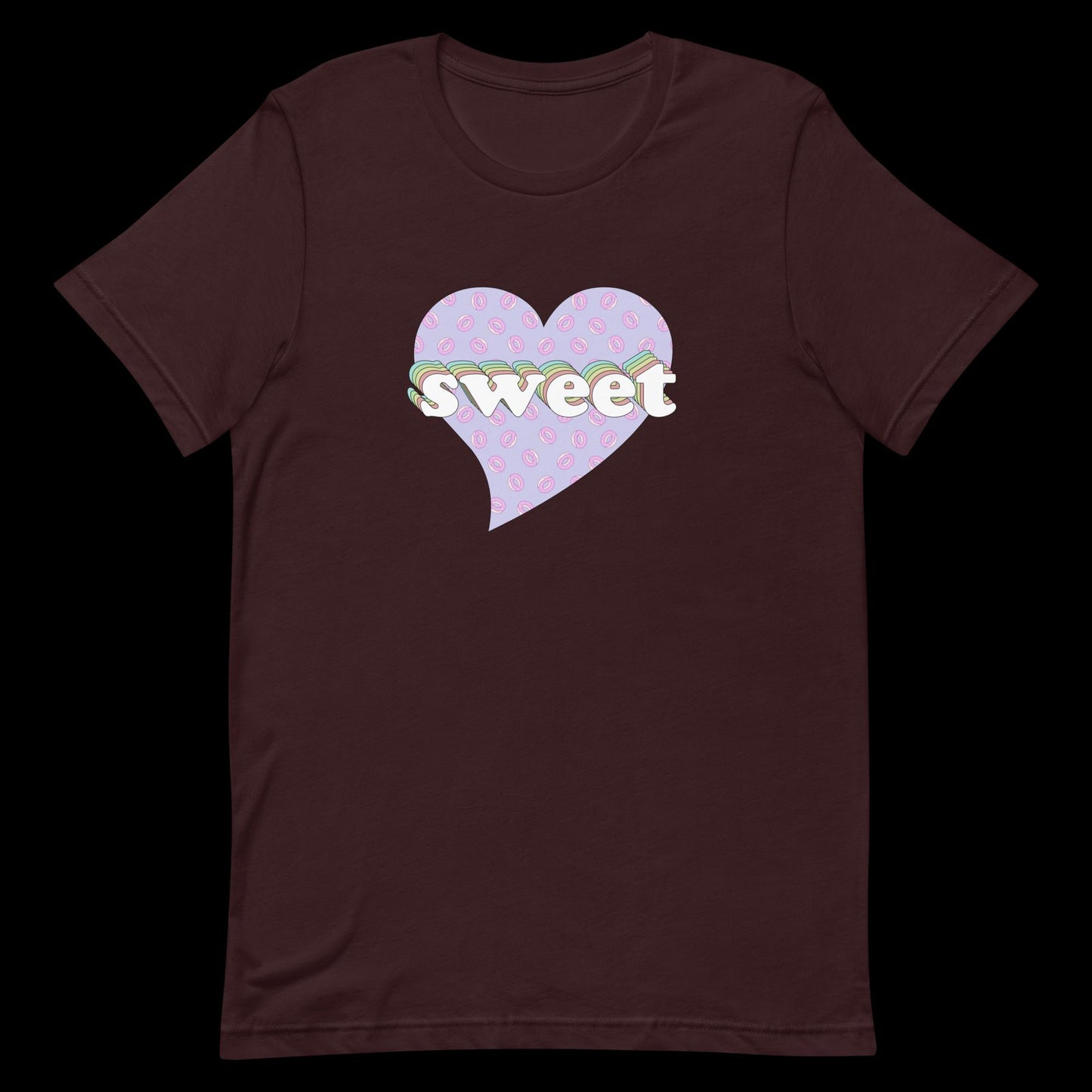 Sweet Heart with Donuts - Unisex T-Shirt